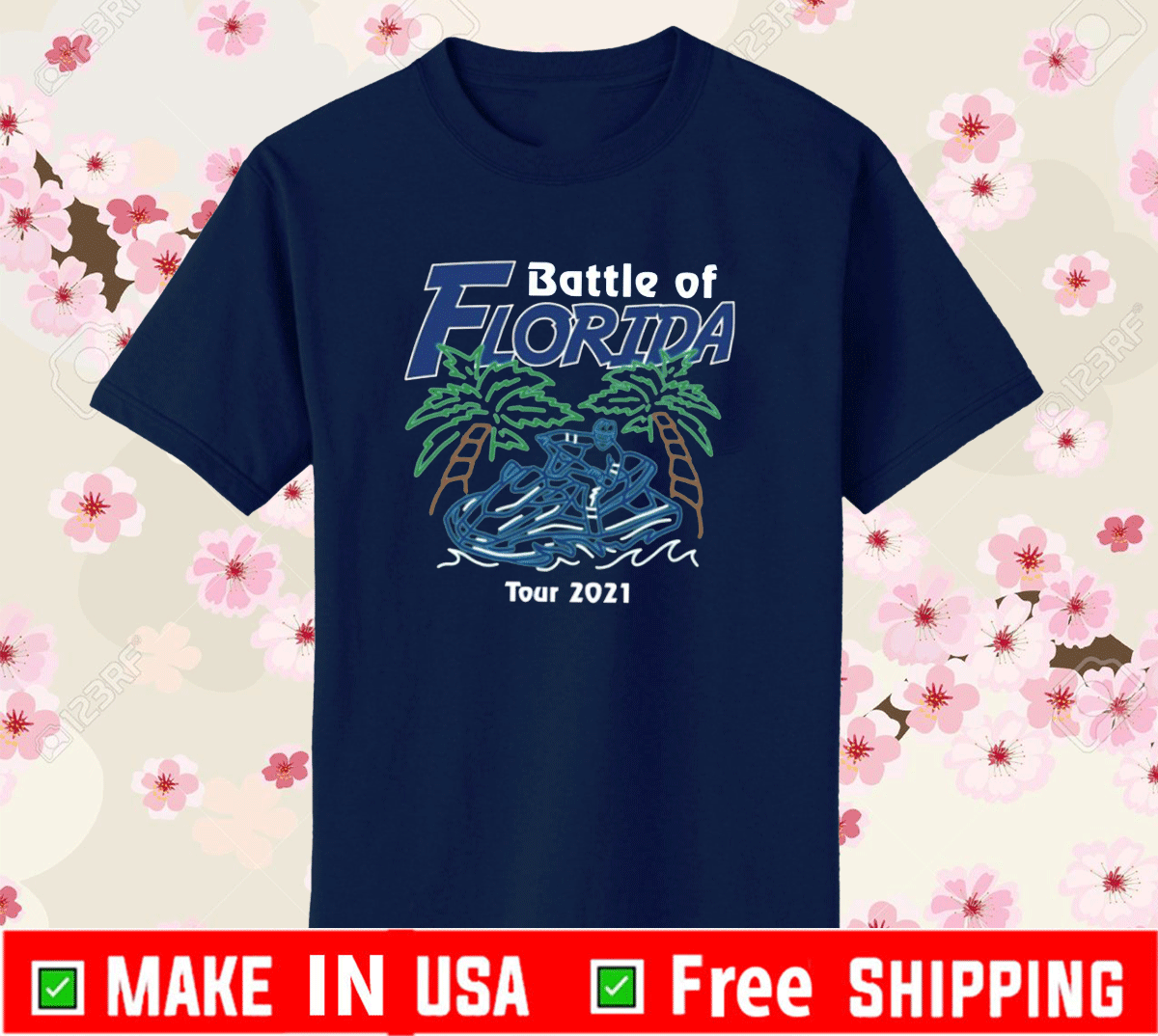 BATTLE OF FLORIDA TOUR 2021 T-SHIRT