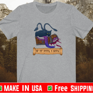Cat monster if it fits I sits 2021 T-Shirt