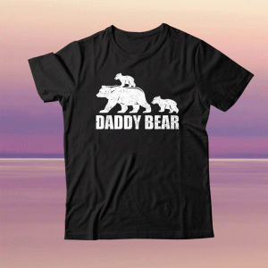 Daddy Bear 2 Cubs Daddy Bear Twin Dad 2 Tee Shirt
