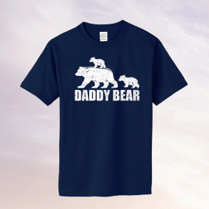 Daddy Bear 2 Cubs Daddy Bear Twin Dad 2 Tee Shirt