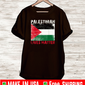 Free Palestine Flag Palestinian Lives Matter Gaza T-Shirt