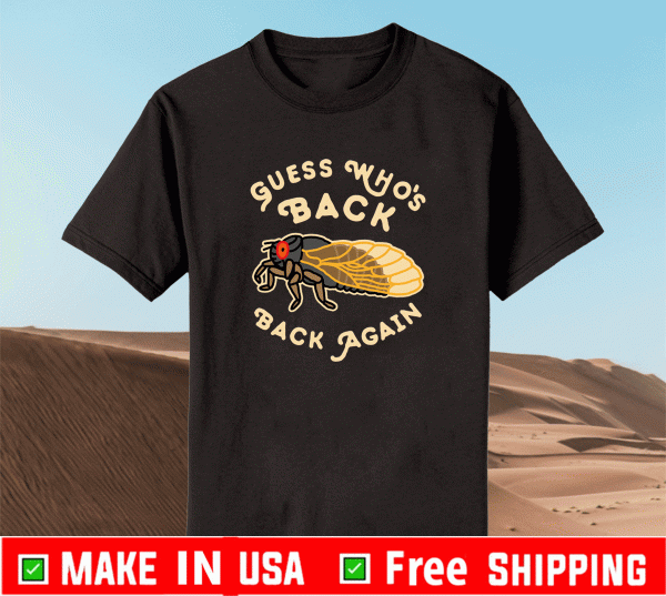 GUESS WHO'S BACK CICADA RACERBACK SHIRT