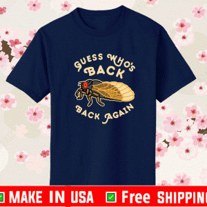 GUESS WHO'S BACK CICADA RACERBACK SHIRT
