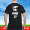 HEY WILL YOU DO ME A FAVOR - SHUT THE PARENTAL ADVISORY EXPLICIT CONTENT UP T-SHIRT