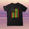 Juneteenth In Flag For Black History Day Black History Junet Tee Shirt