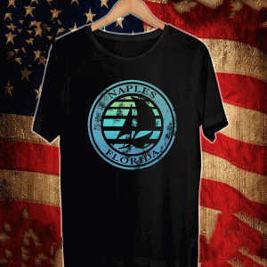 Naples FL Sunset Sailing Shirt