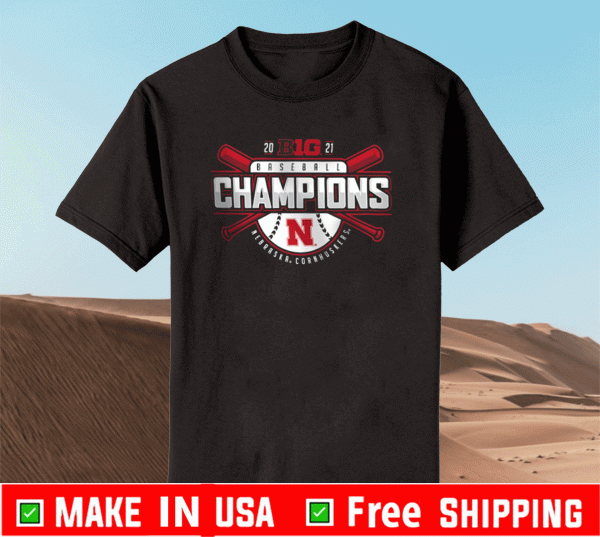 Nebraska Huskers 2021 Big Ten Baseball Conference Champions T-Shirt