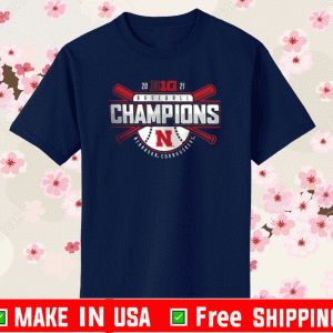 Nebraska Huskers 2021 Big Ten Baseball Conference Champions T-Shirt