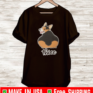 PAVLOV THE CORGI BLACK THICC SHIRT