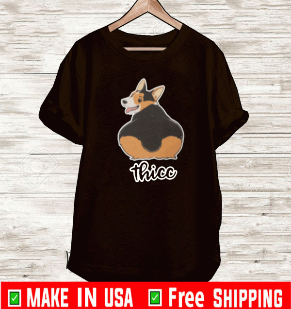 PAVLOV THE CORGI BLACK THICC SHIRT