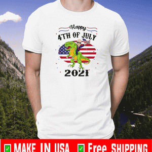 President Joe Biden T-rex US Flag Dinosaur 4th of July 2021 T-Shirt