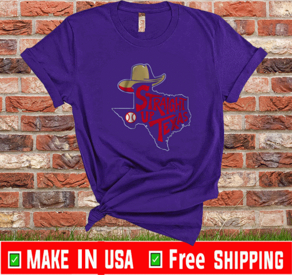 STRAIGHT UP TEXAS BASEBALL SHIRT