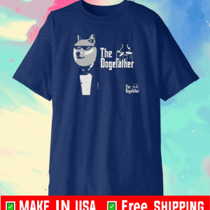 The Dogefather Elon Musk Dogecoin Doge Father T-Shirt