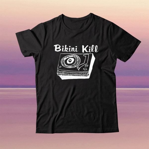 The Linda Lindas Record Player Shirt Bikini Kill Tee Shirt