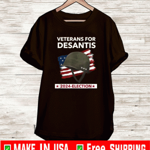 VETERANS FOR DESANTIS 2024 ELECTION MAKE UNITED STATES SHIRT