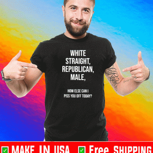 White Straight Republican Male Shirt