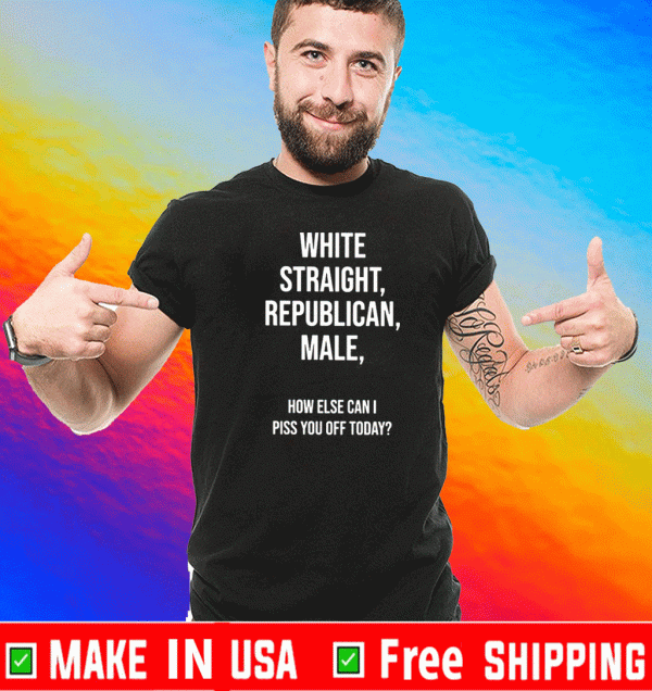 White Straight Republican Male Shirt