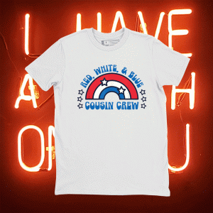 4th of July Cousin Crew Red White and Blue Cousin Crew Tee Shirt