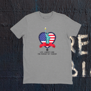 4th of July Life Liberty Funny Beer Tee Shirt
