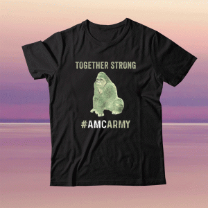 AMC Stock Apes Together Strong Diamond Hands Gorilla Gang Tee Shirt