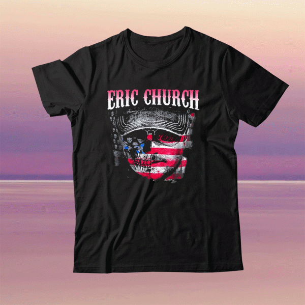 American Flag Erics Churchs Music Legend 2021 T-Shirt