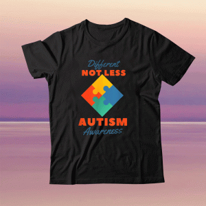 Autism Awareness Different Not Less Tee Shirt