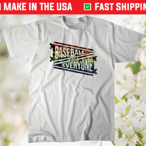 Baseball is for Everyone Pride 2021 Tee Shirt