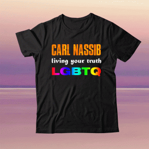 Carl Nassib Living Your Truth and Supporting LGBTQ Tee Shirt