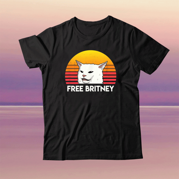 Vintage Cat Free Britney Movement #freebritney TShirt