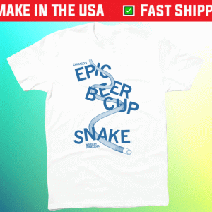 Chicago's Epic Beer Cup Snake Tee Shirt