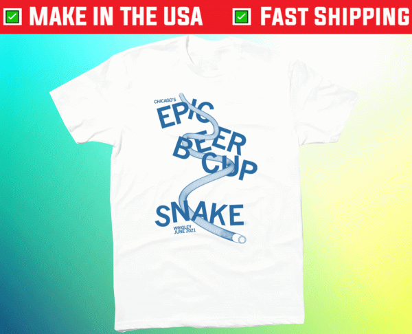 Chicago's Epic Beer Cup Snake Tee Shirt