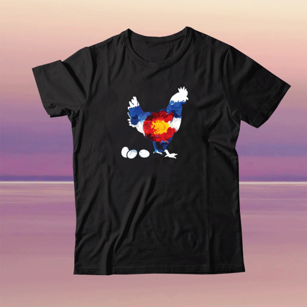 Colorado Chickens Tee Shirt