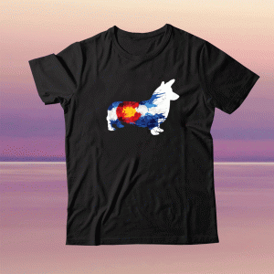 Colorado Corgi Welsh Pembroke Cute Tee Shirt