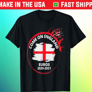 Vintage Come On England Euros 2020-2021 T-Shirt