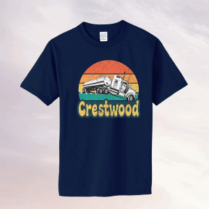 Vintage Crestwood Kentucky KY Tourism Semi Stuck on Railroad Tracks TShirt