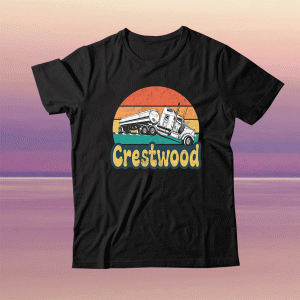 Vintage Crestwood Kentucky KY Tourism Semi Stuck on Railroad Tracks TShirt