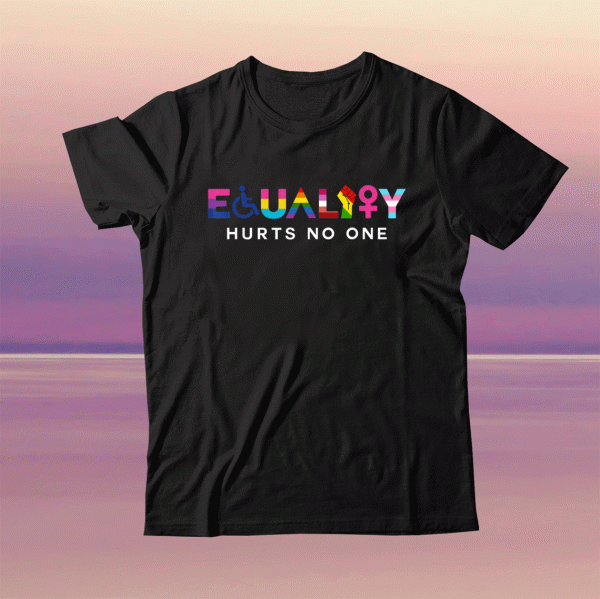 Equality Hurts No One LGBT Black Disabled Women Right Kind Tee Shirt