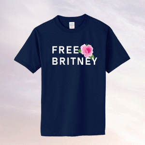 Free Britney Pink Rose Tee Shirt
