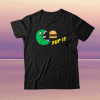 Fup It Cheeseburger Monster Cartoon Tee Shirt