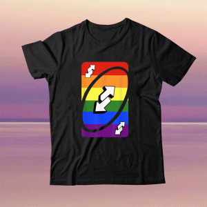 Gay Pride Uno Card Tee Shirt