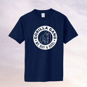 Gorilla Gang Stock Market Apes Tee Shirt