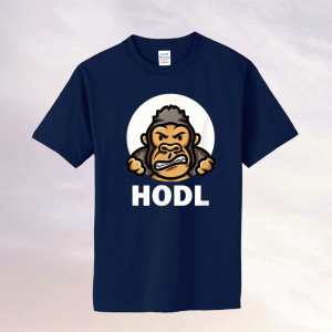 HODL Chill Gorilla Gang AMC GME Ape Meme Superstonk Stonk Tee Shirt