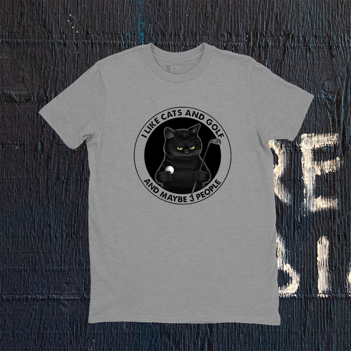 I Like Cats And Golf And May Be 3 People Tee Shirt