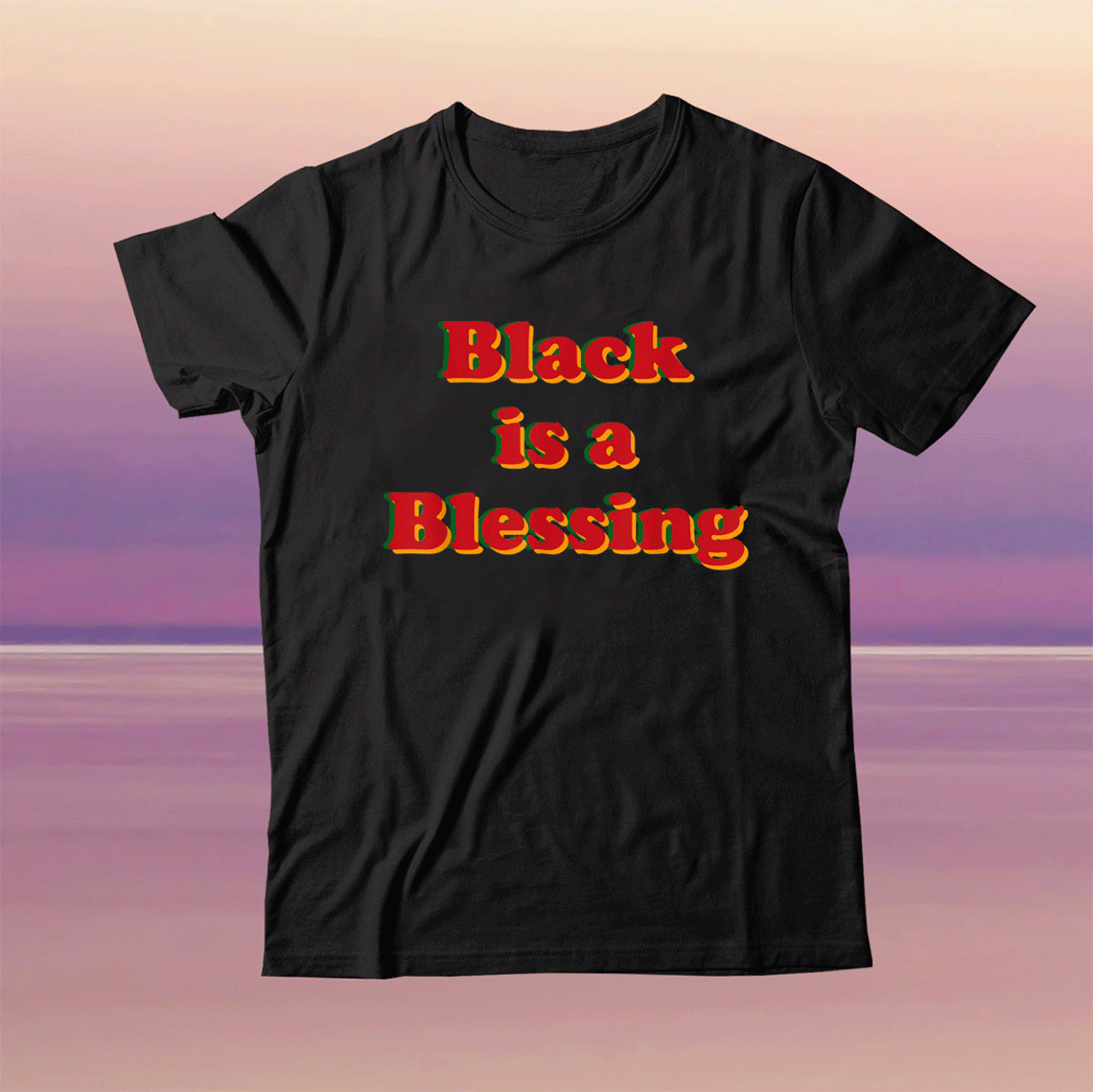 Juneteenth Black is a Blessing Melanin Tee Shirt