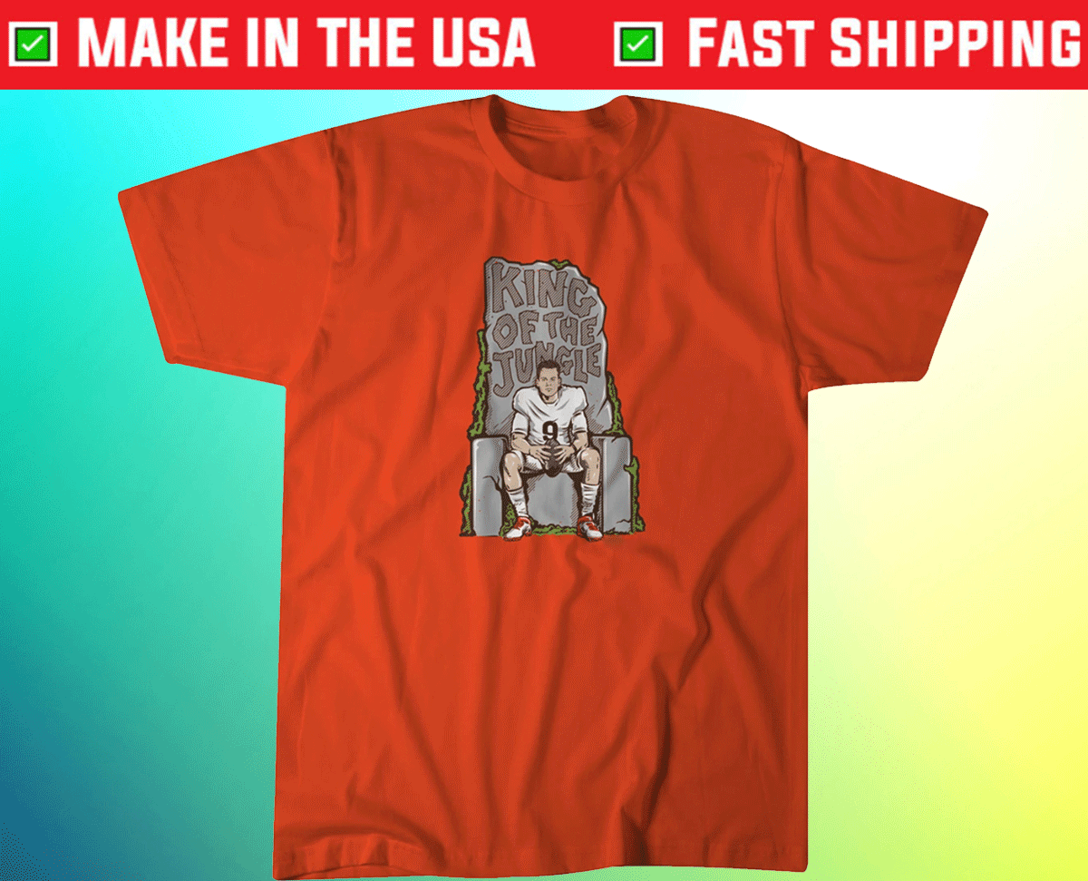 King of the Jungle Joe Burrow Tee Shirt