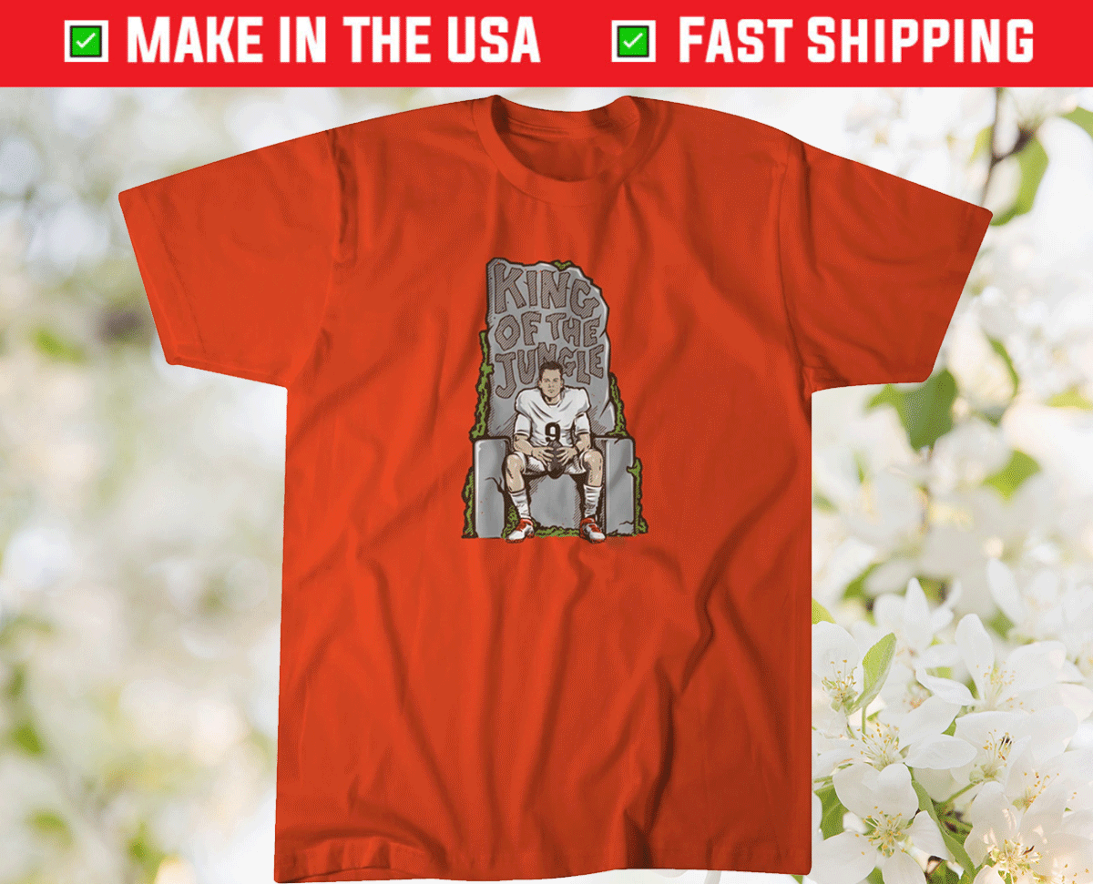 King of the Jungle Joe Burrow Tee Shirt