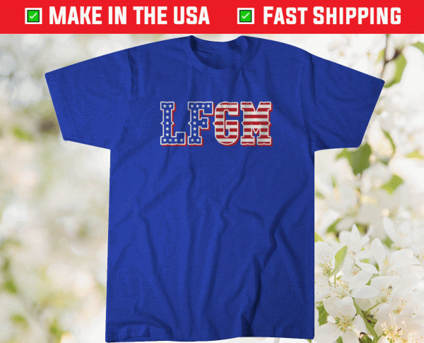 LFGM USA Flag New York Baseball T-Shirt