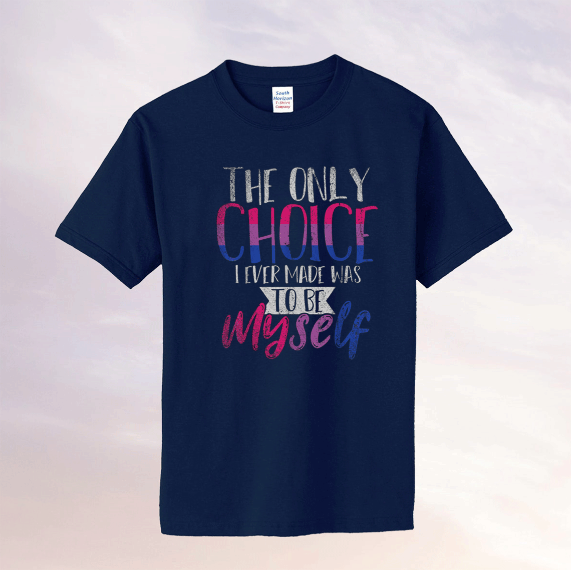 LGBT Bi Pride Proud Bisexual Bisexuality Flag Gift Bisexual Tee Shirt