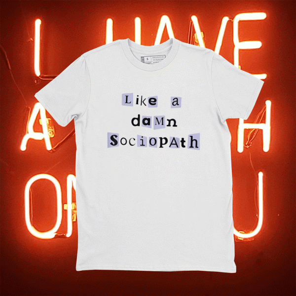 Vintage Like a Damn Sociopath Olivia and Rodrigo T-Shirt