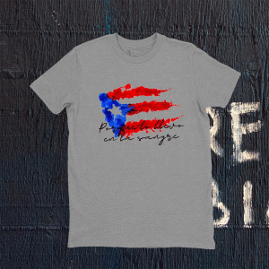 Llevo en la sangre Puerto Rico Pride Boricua PR Flag Tee Shirt
